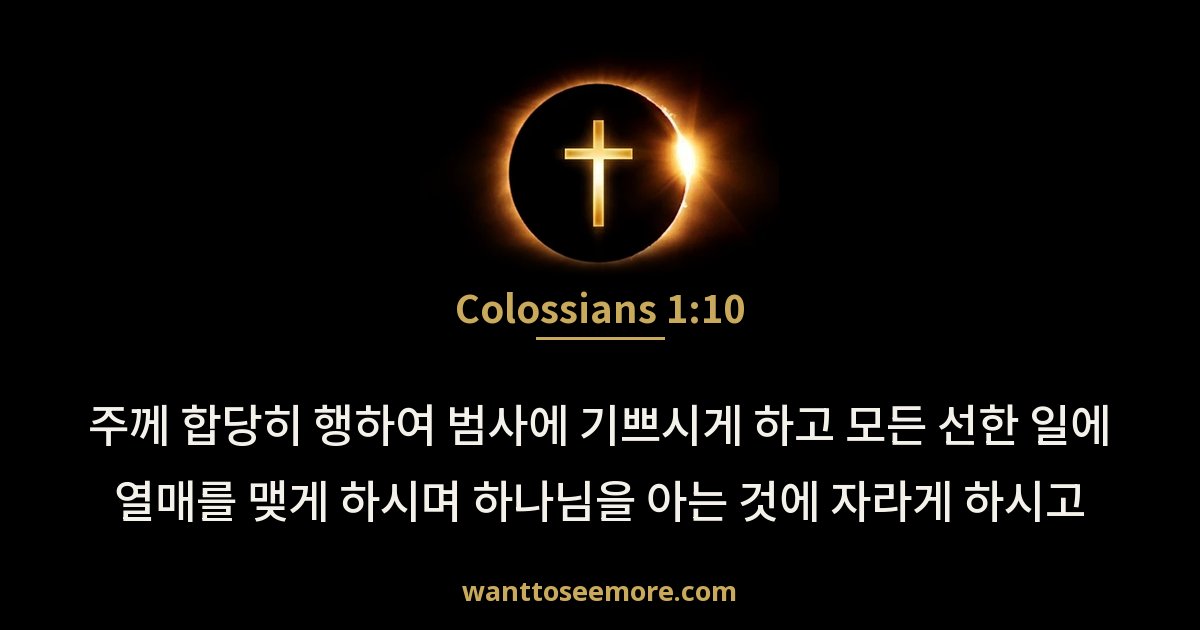 Colossians 1:10
