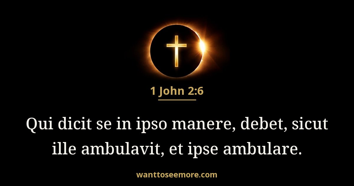 1 John 2:6