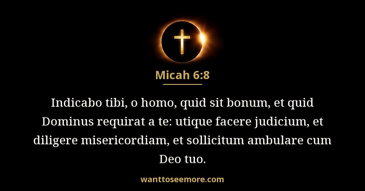 Michaeas 6:8