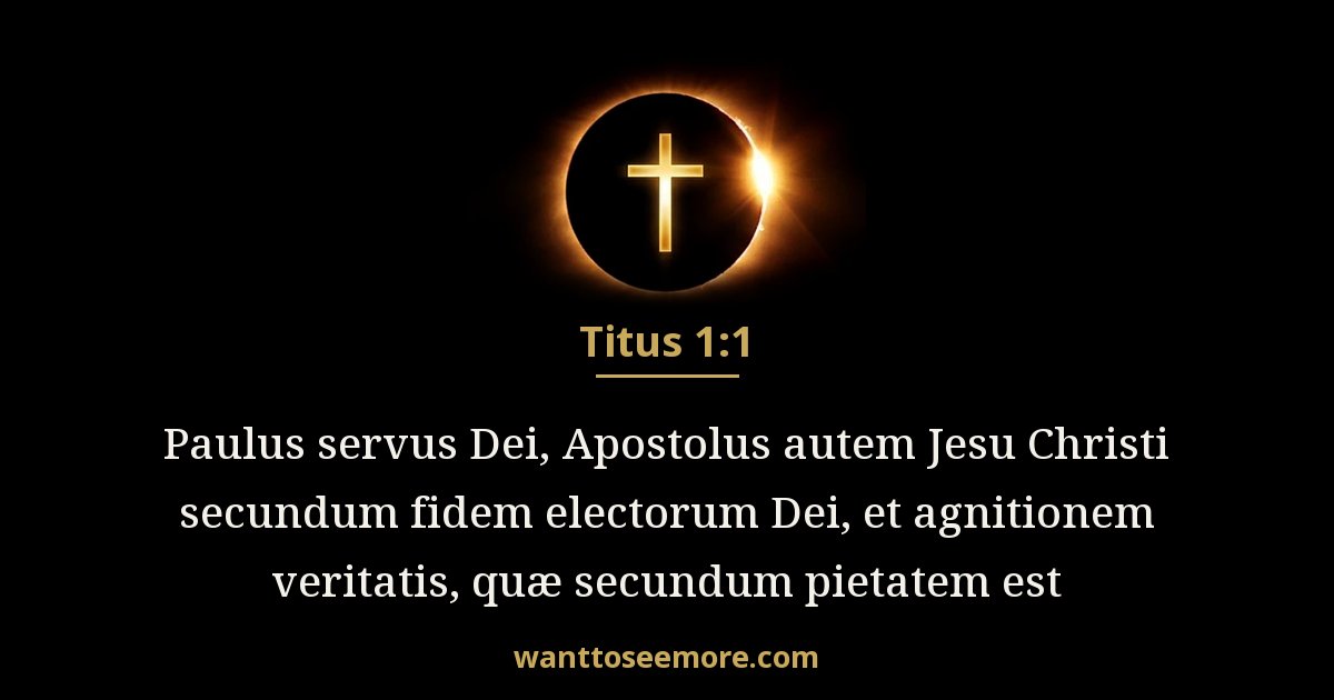 Titus 1:1