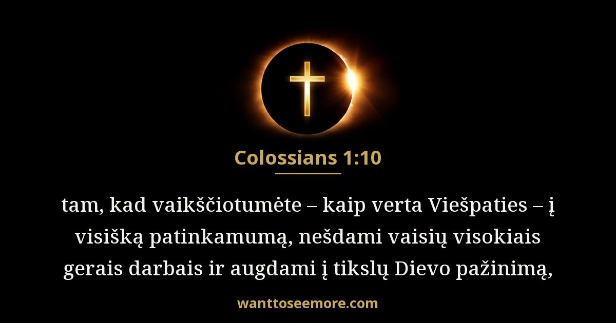 Colossians 1:10