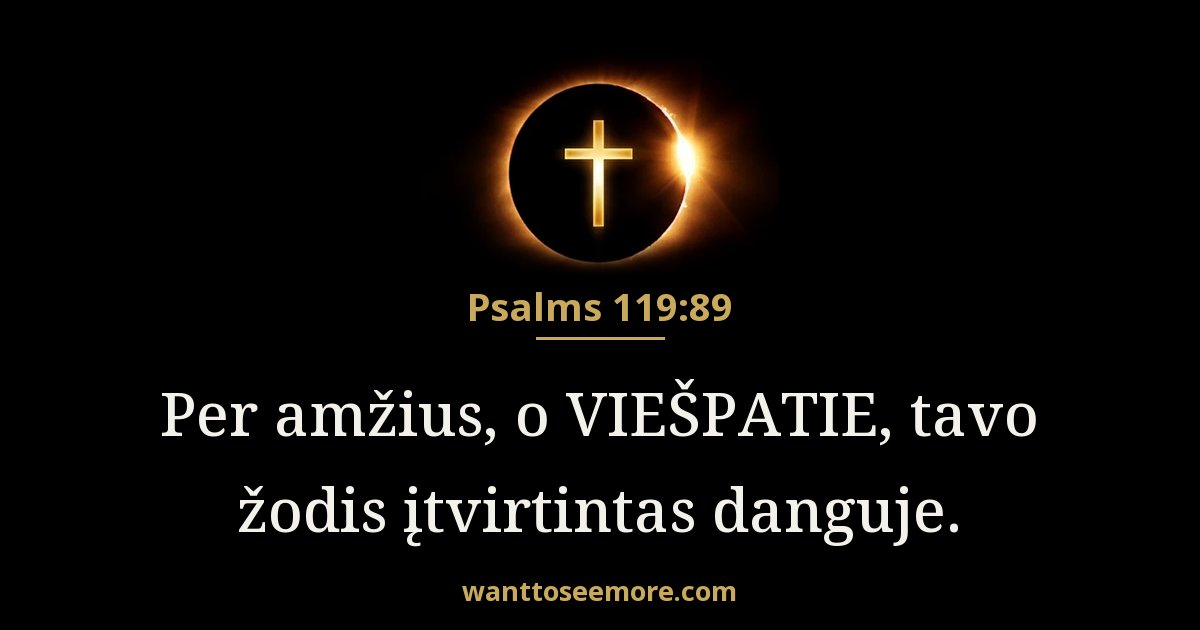 Psalms 119:89