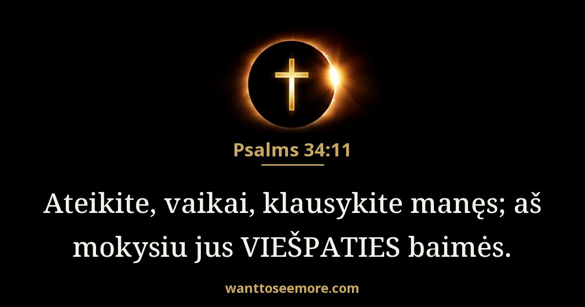 Psalms 34:11