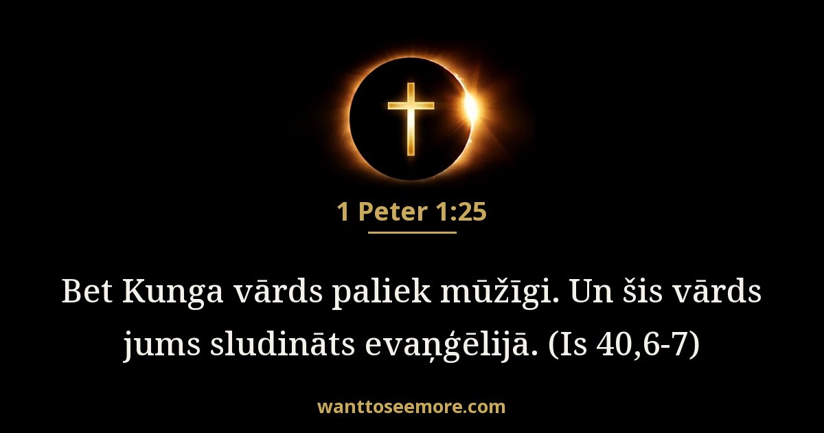 1 Peter 1:25