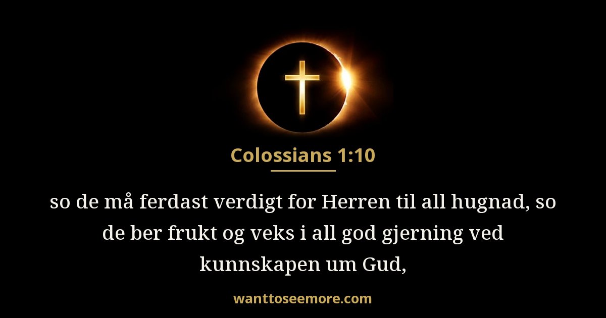 Colossians 1:10