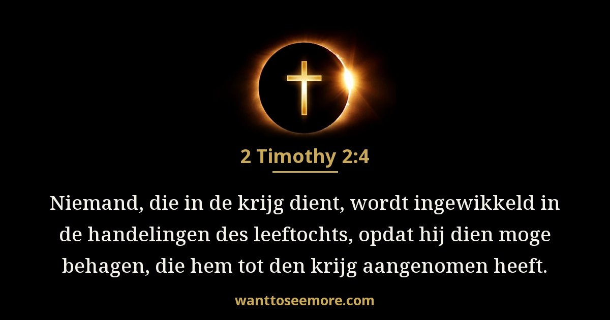 2 Timothy 2:4