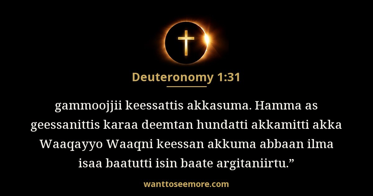 Deuteronomy 1:31