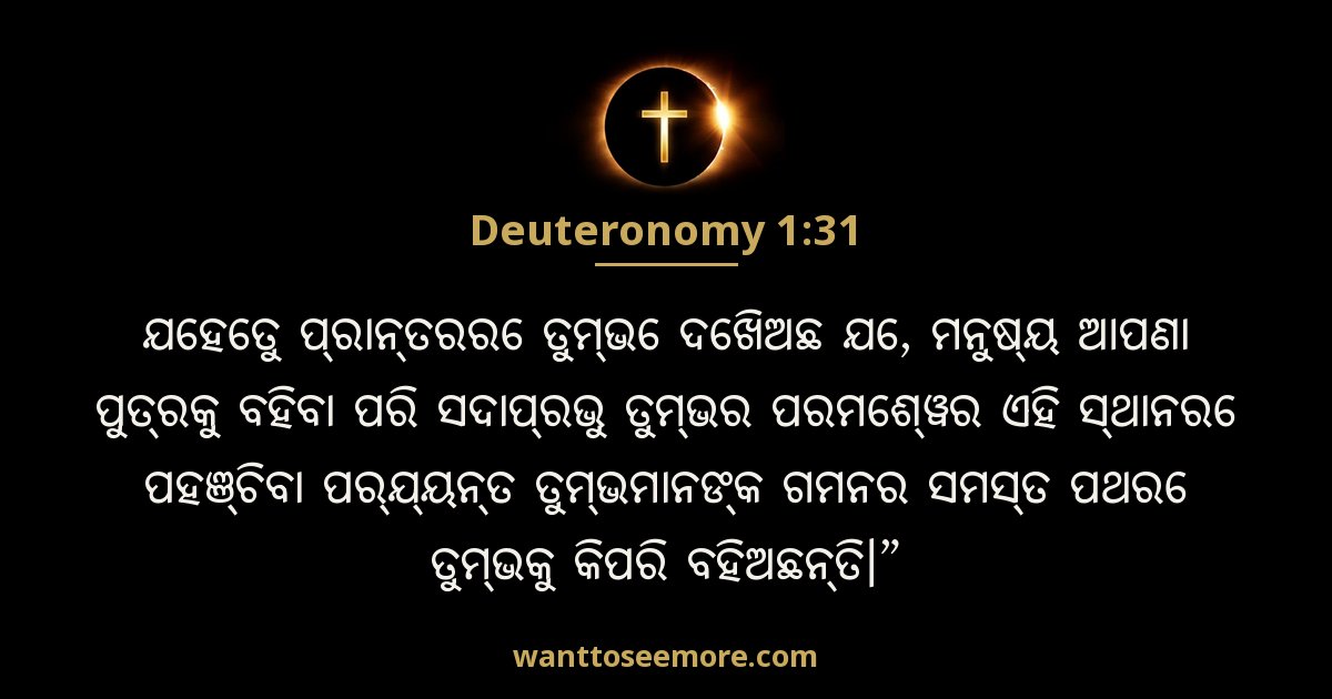 Deuteronomy 1:31