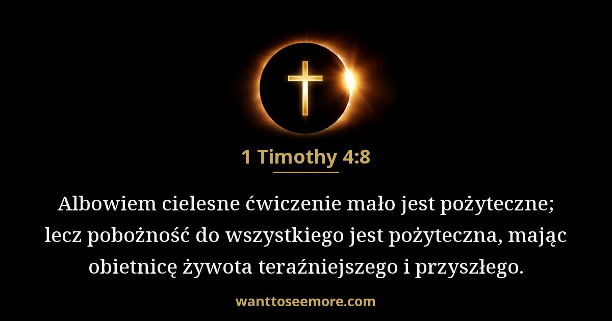 1 Timothy 4:8