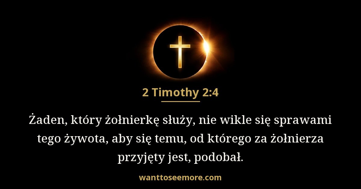 2 Timothy 2:4