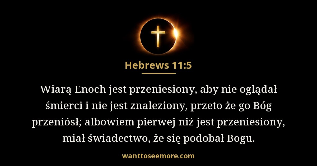 Hebrews 11:5