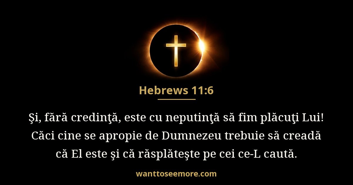 Hebrews 11:6