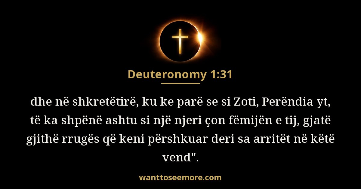 Deuteronomy 1:31