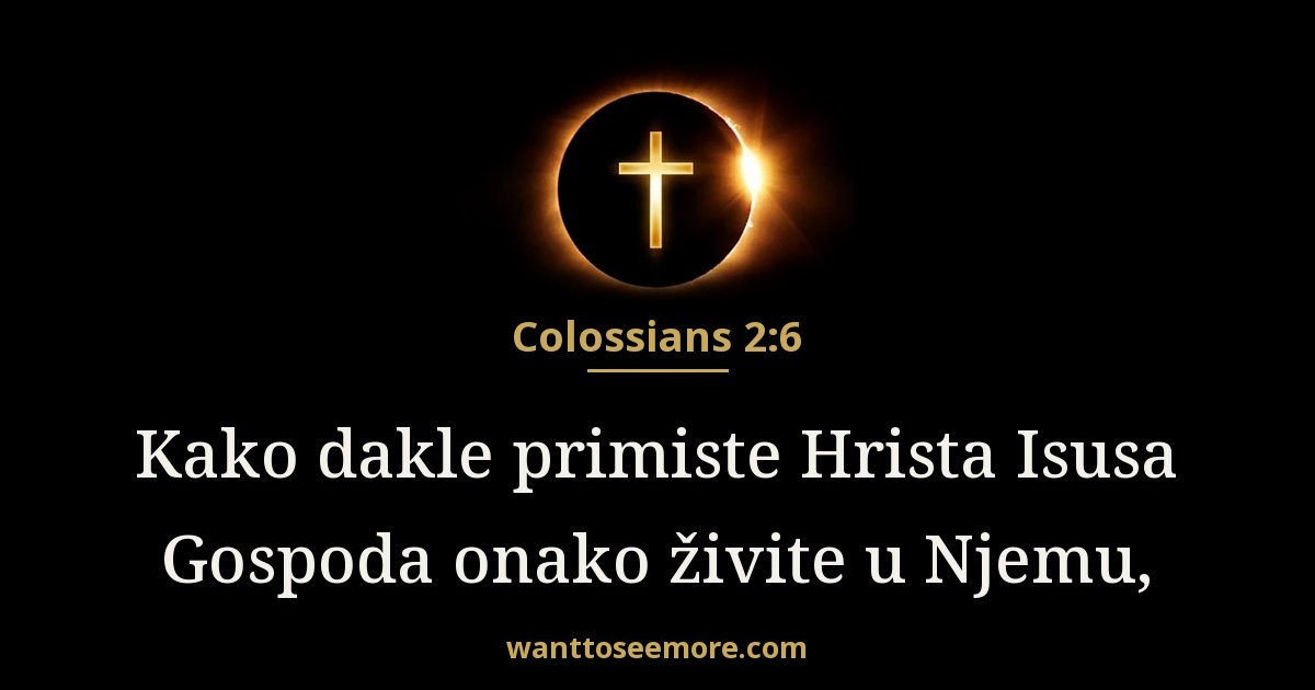 Colossians 2:6