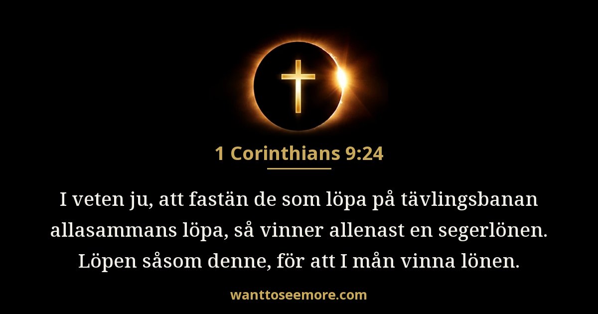 1 Korinthierbrevet 9:24