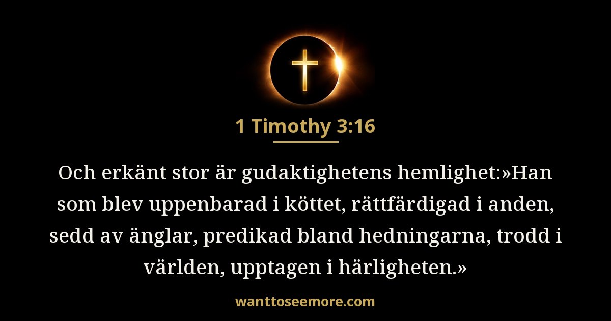 1 Timothy 3:16