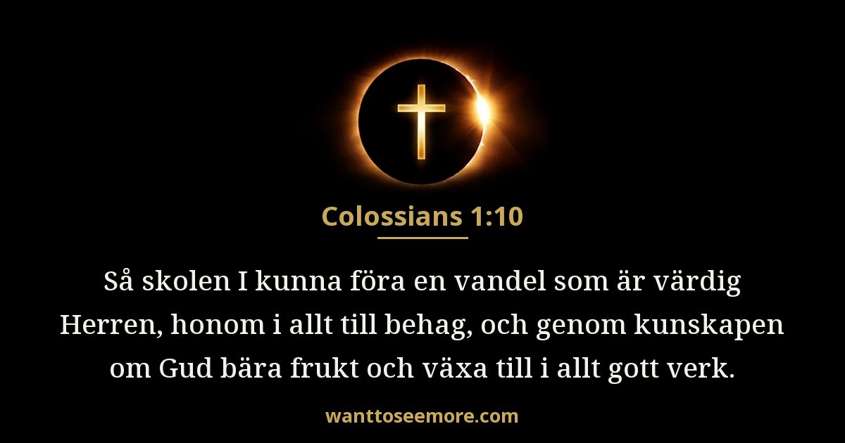 Colossians 1:10
