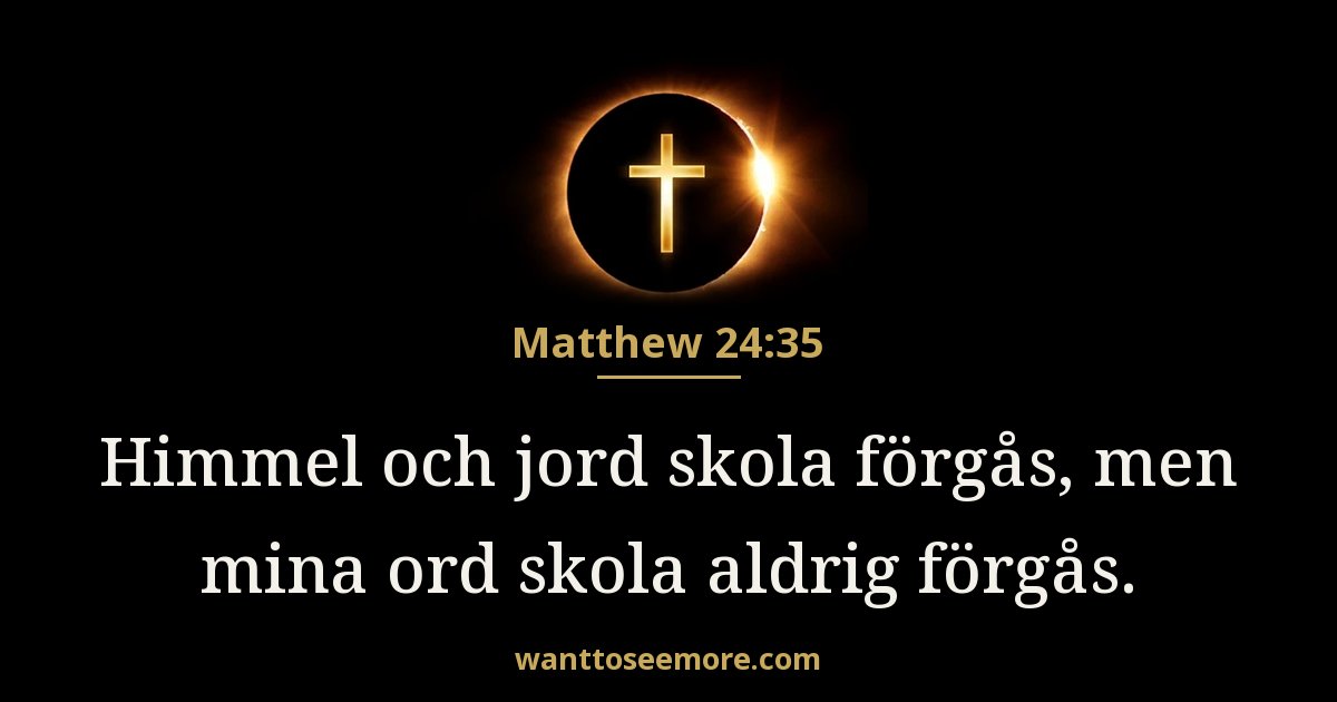 Matthew 24:35