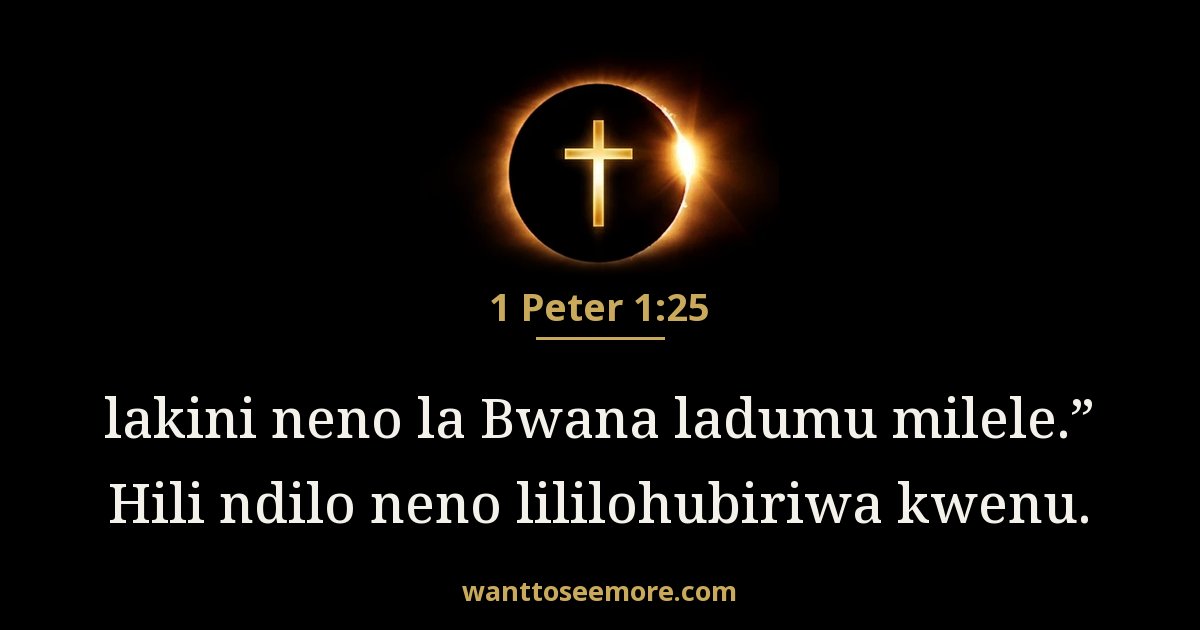 1 Peter 1:25