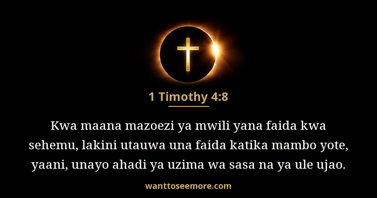 1 Timothy 4:8