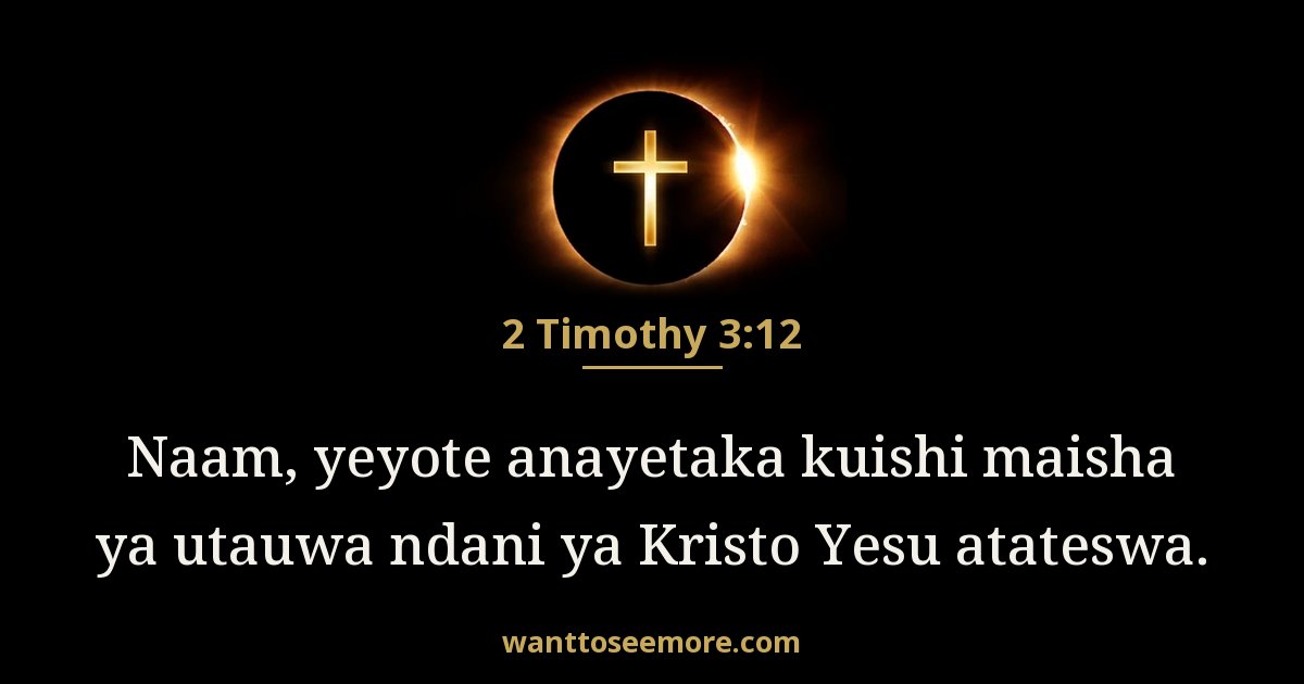2 Timothy 3:12