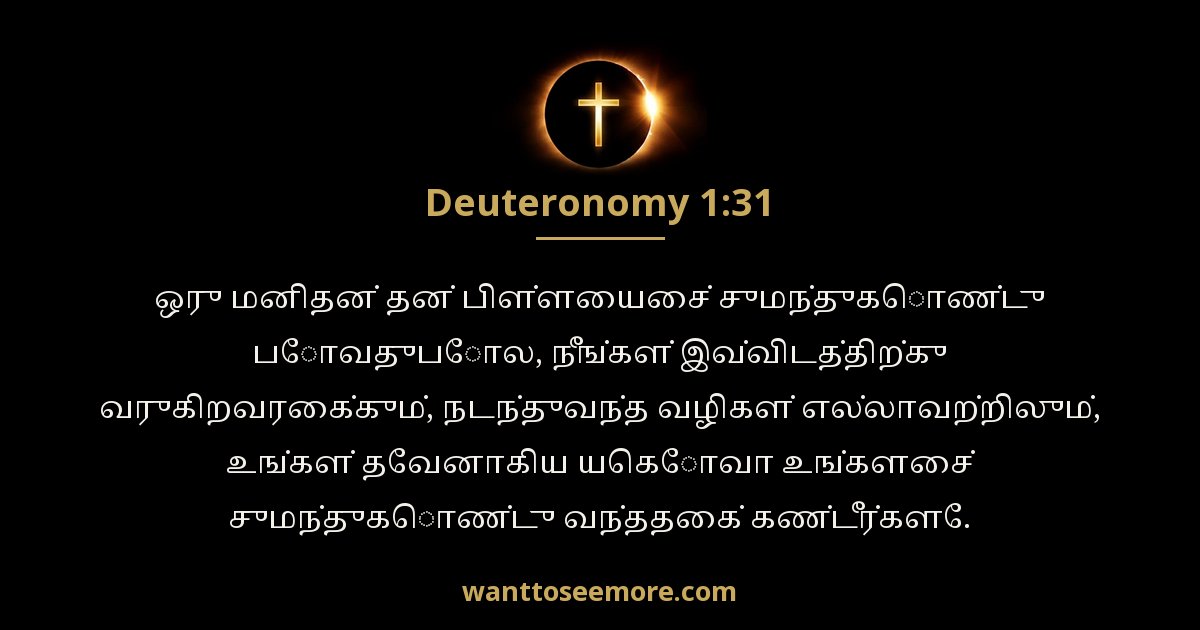 Deuteronomy 1:31