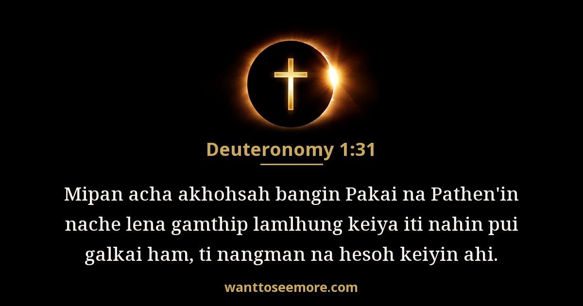 Deuteronomy 1:31