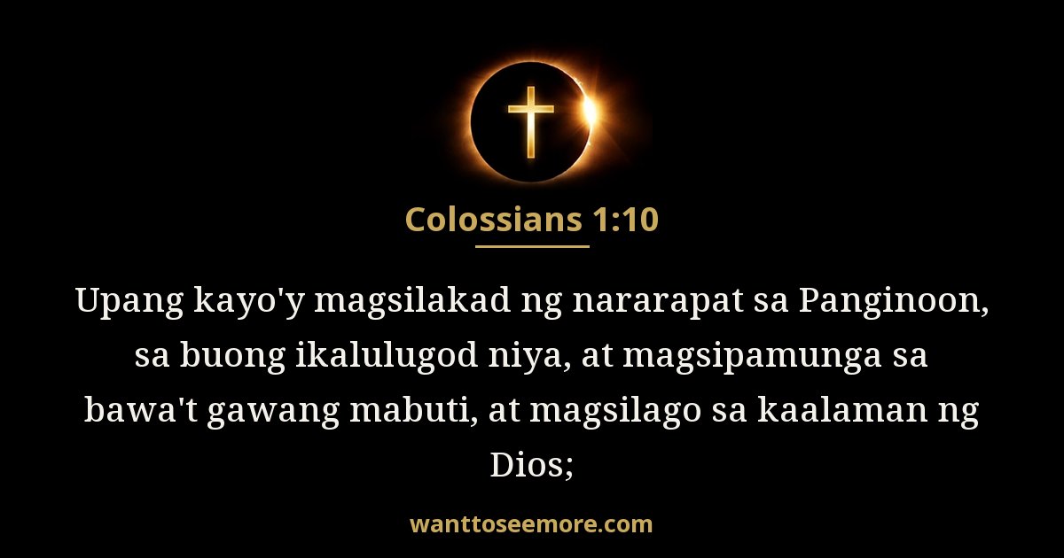 Colossians 1:10