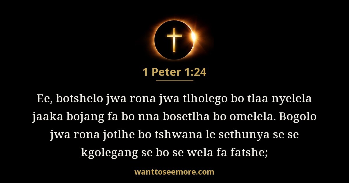 1 Peter 1:24