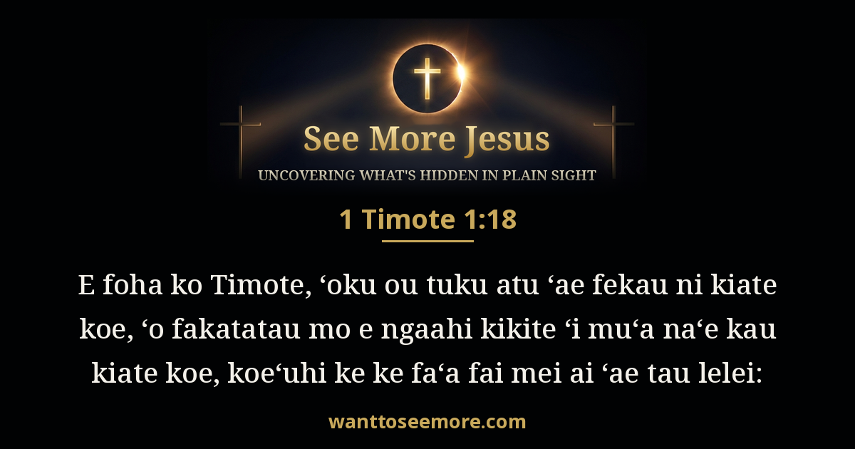 1TI 1:18