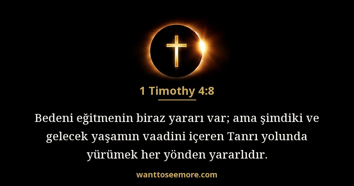 1 Timothy 4:8