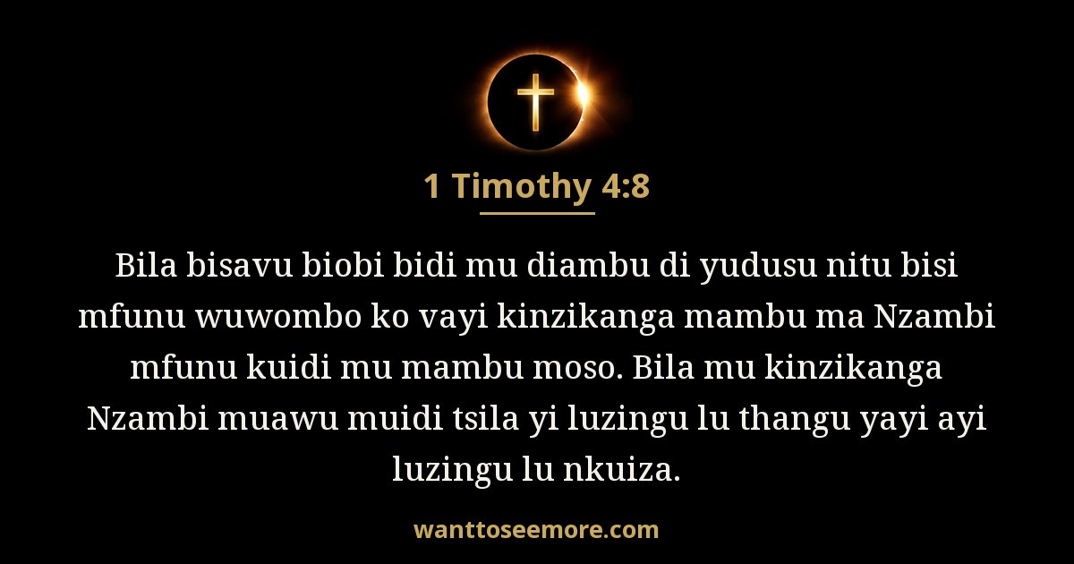 1 Timothy 4:8