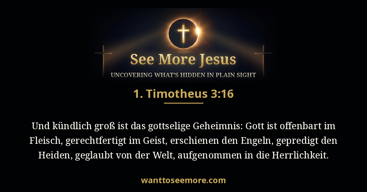 1 Timothy 3:16