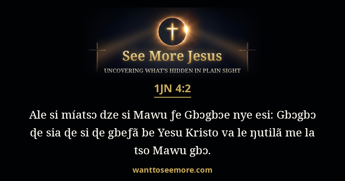 1 John 4:2