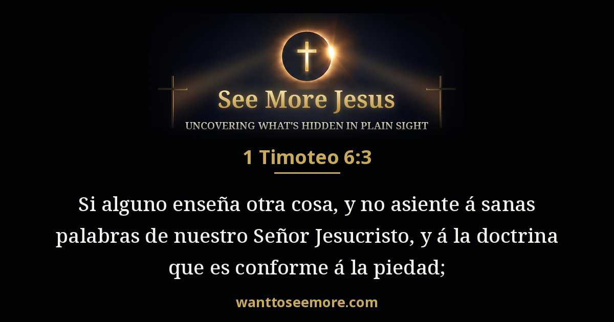 1 Timothy 6:3