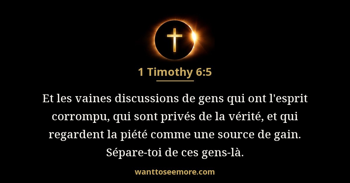 1 Timothy 6:5