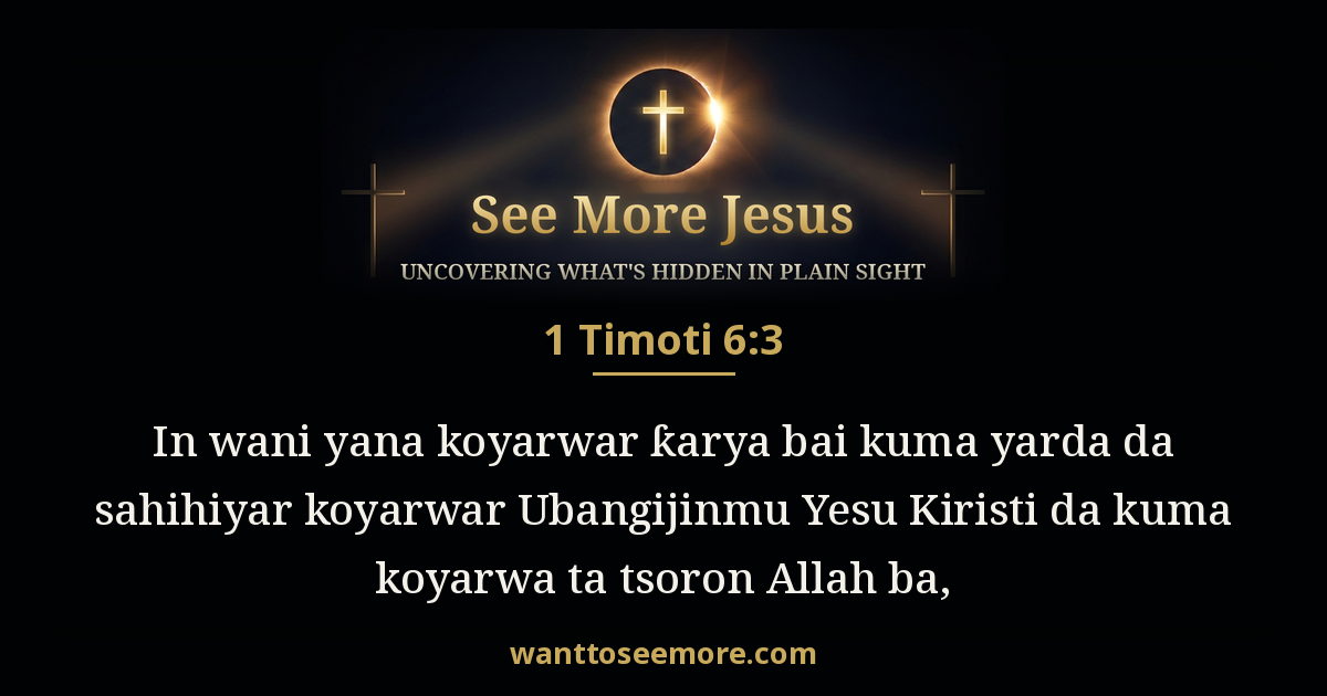 1 Timothy 6:3