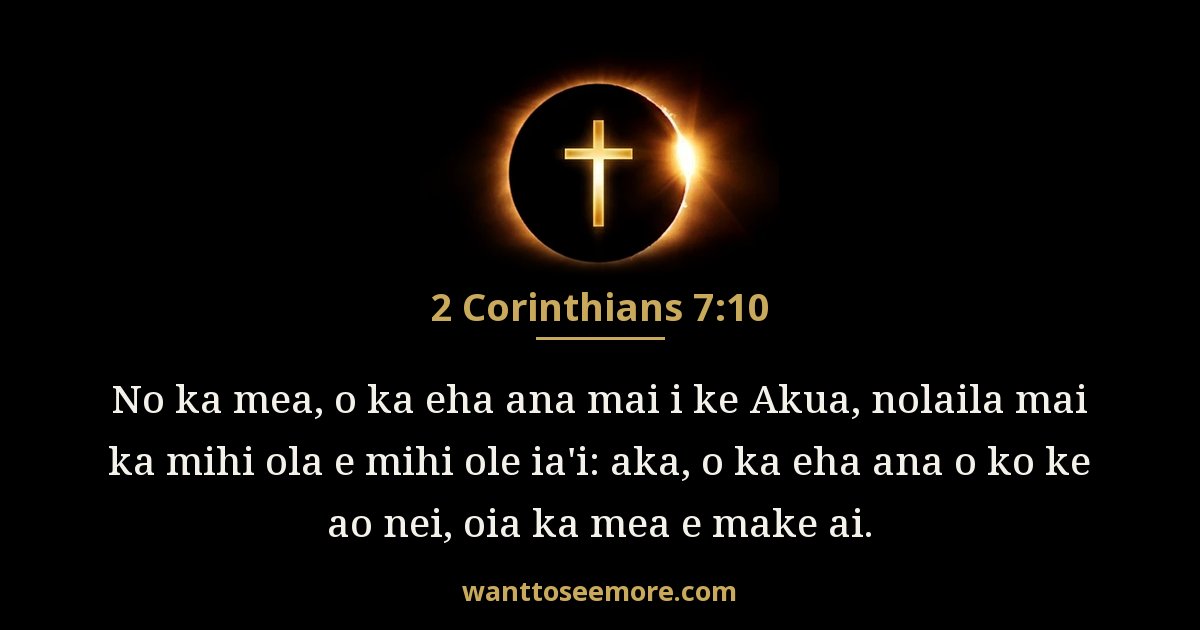 2 Corinthians 7:10