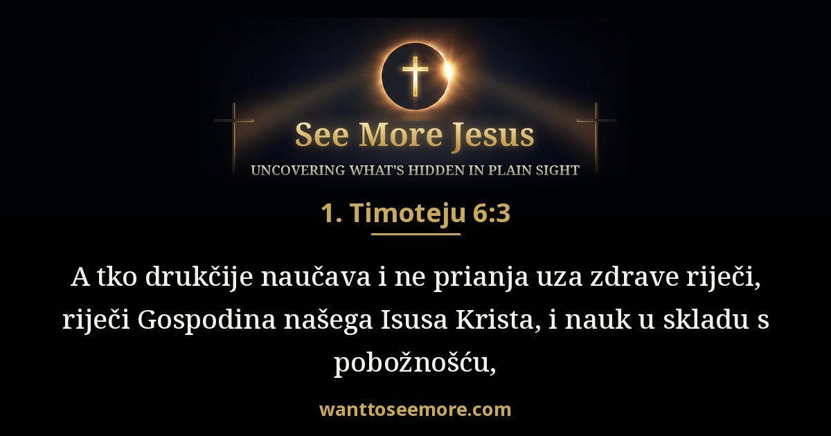 1 Timothy 6:3