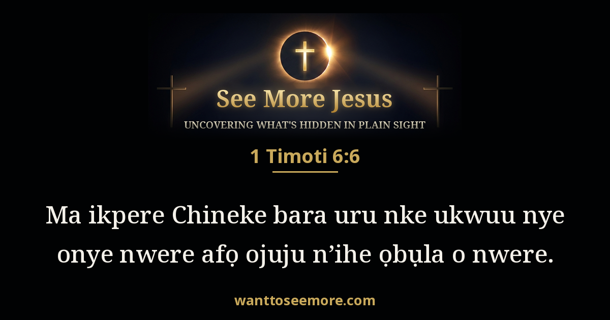 1 Timothy 6:6