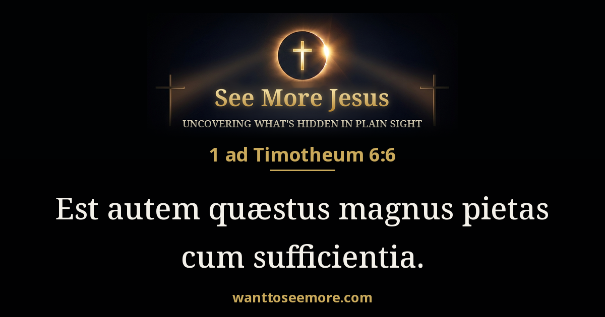 1 Timothy 6:6