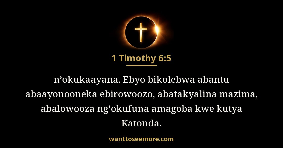 1 Timothy 6:5