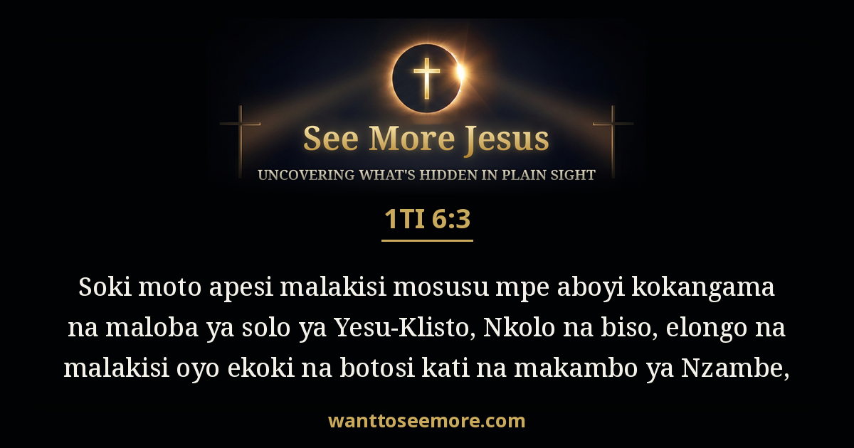 1 Timothy 6:3