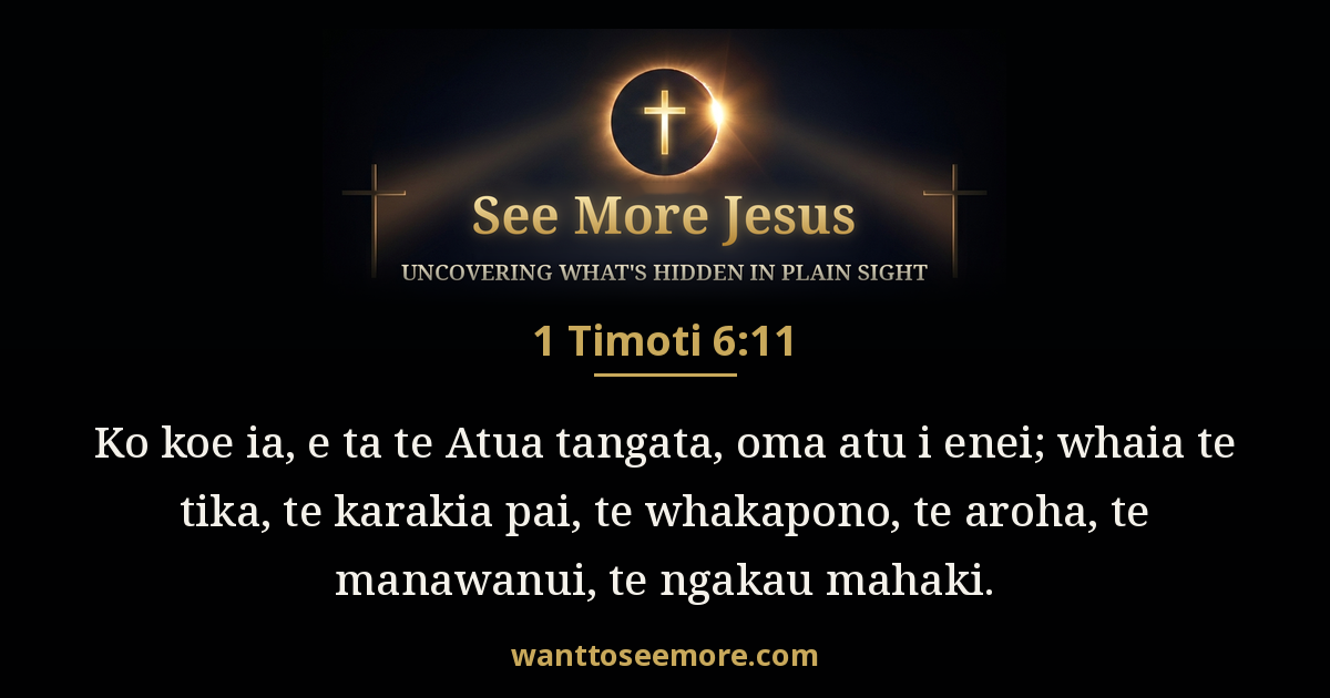 1 Timothy 6:11