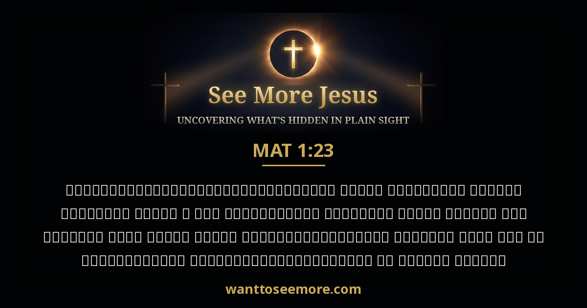 Matthew 1:23