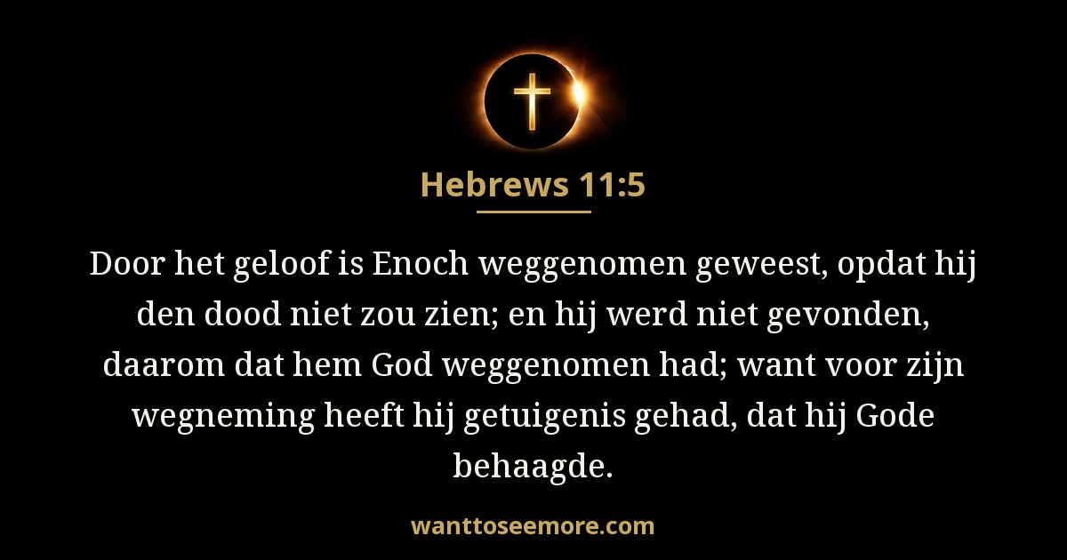 Hebrews 11:5