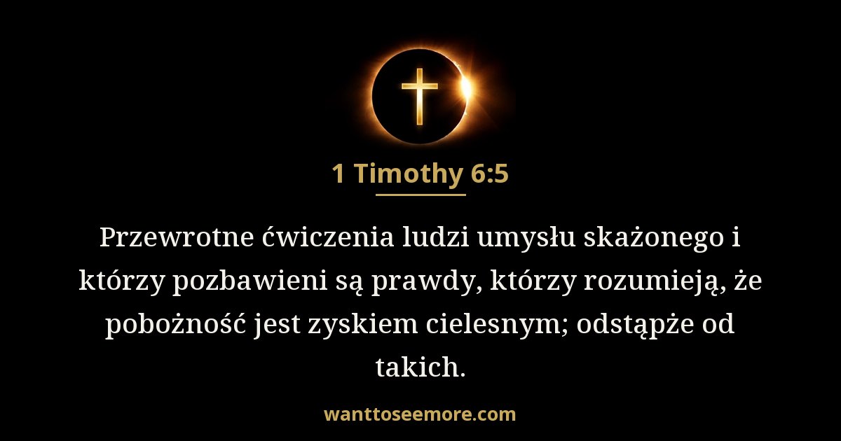 1 Timothy 6:5