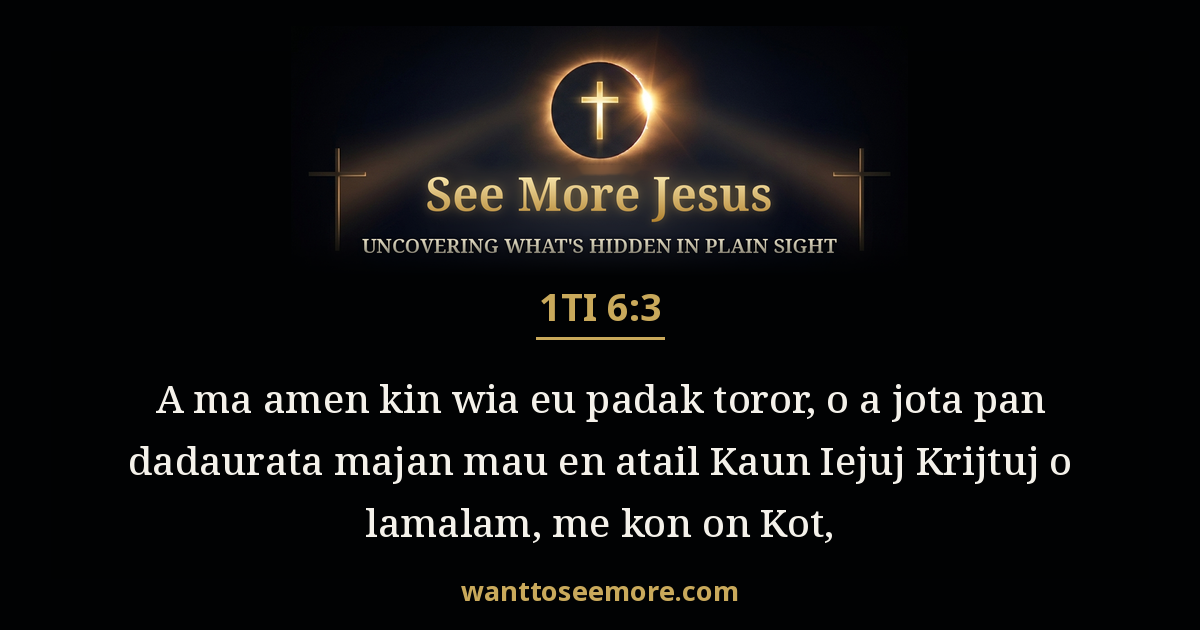 1 Timothy 6:3