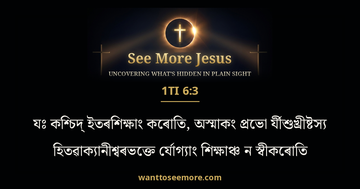 1 Timothy 6:3