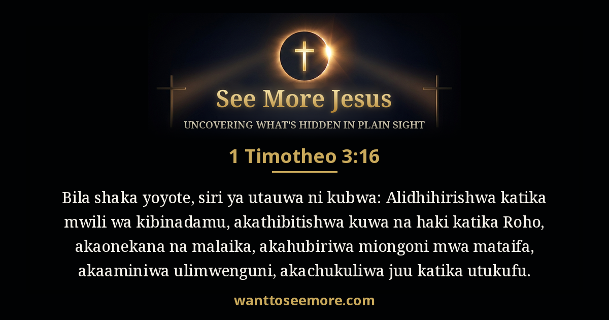 1 Timothy 3:16